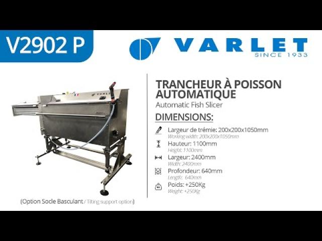 Preview image for the video "V2902 P - Trancheur automatique à poisson (Carpe) / Automatic Fish Slicer (Carp)".
