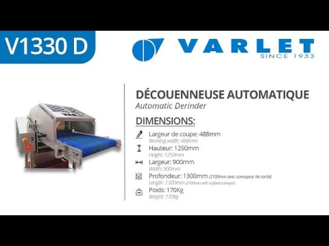 Preview image for the video "V1330 D - Découenneuse Automatique / Automatic Derinder".