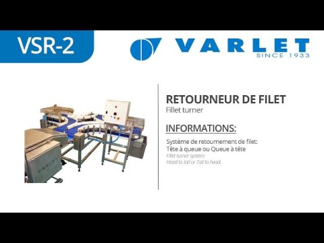 Preview image for the video "VSR 2 - Retourneur de filet (Saumon) / Fillet turner (Salmon)".