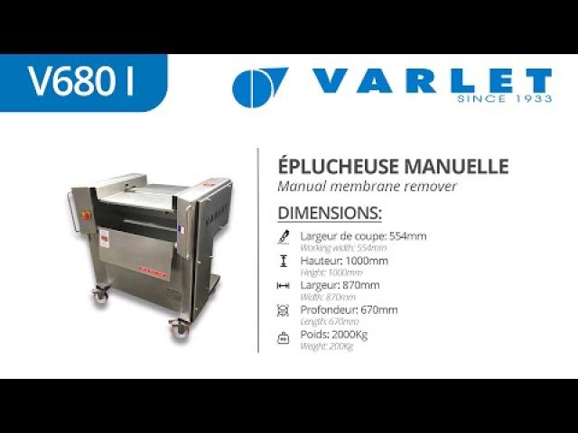 Preview image for the video "V680 I - Éplucheuse manuelle (Boeuf) / Manual Membrane remover (Beef)".