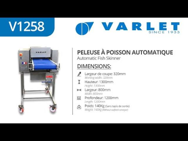 Preview image for the video "V1258  - Peleuse à poisson (Truite Fumée) / Fish Skinner (Smoked Trout)".